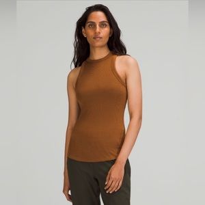 Lululemon Hold Tight Tank Top -  copper brown